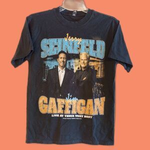 Jerry Seinfeld Jim Gaffigan Comedy Tour TShirt Black Unisex S Comedians Stand Up